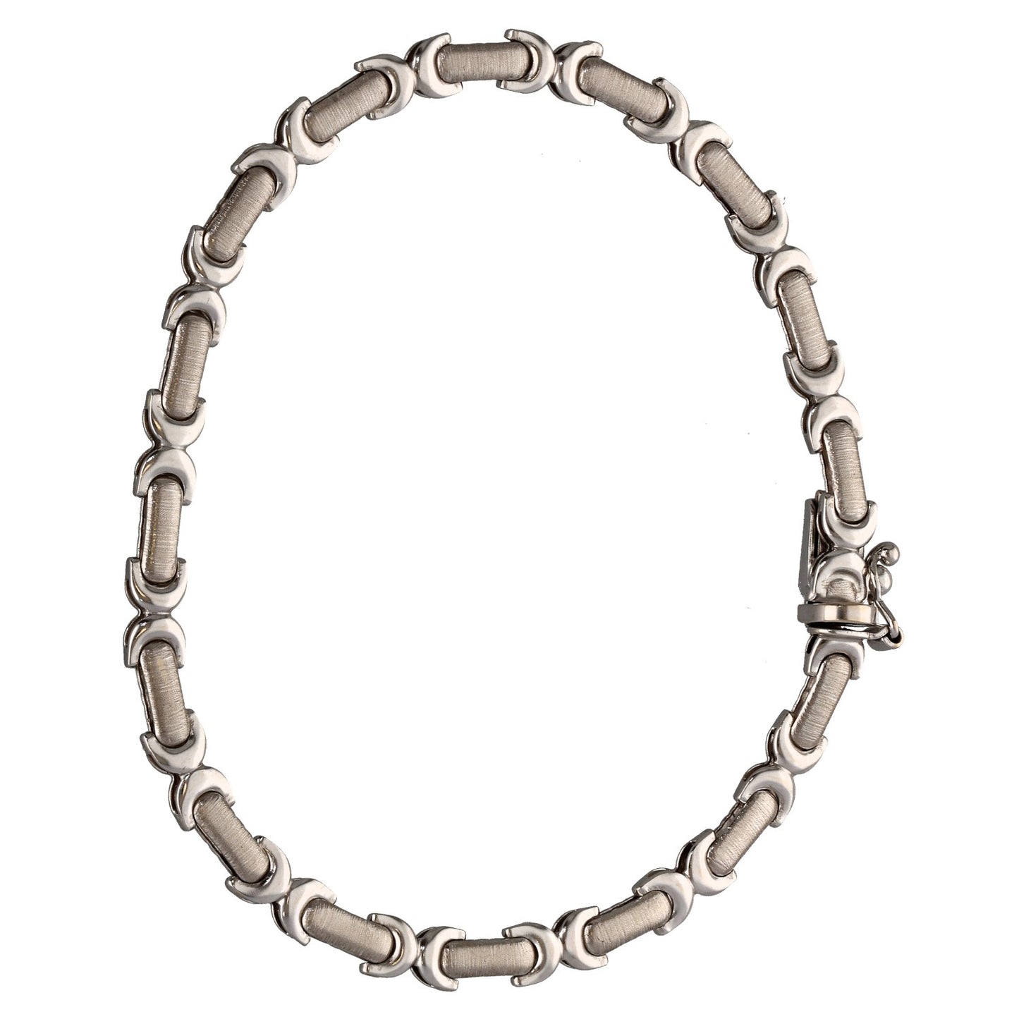 14ct White Gold Fancy Bracelet