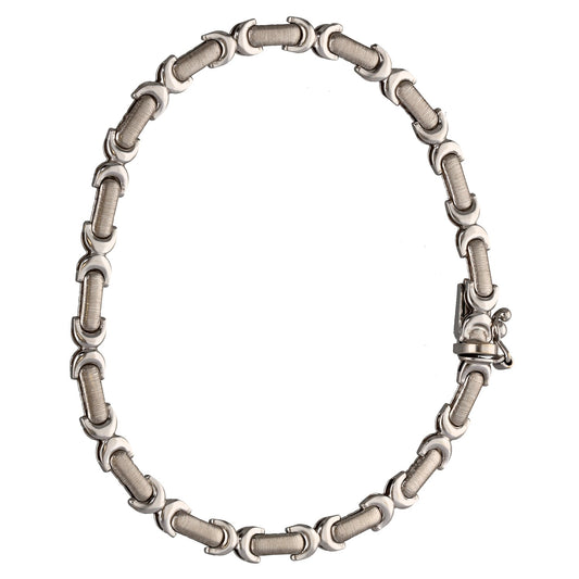 14ct White Gold Fancy Bracelet