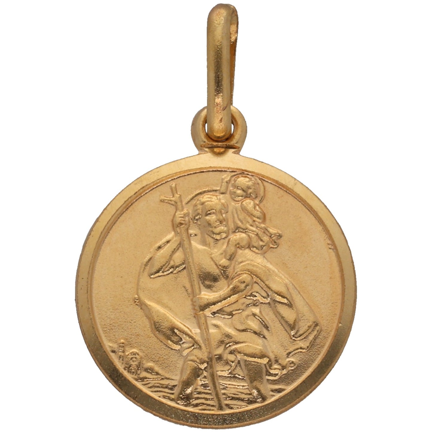 9ct Gold St Christopher Pendant