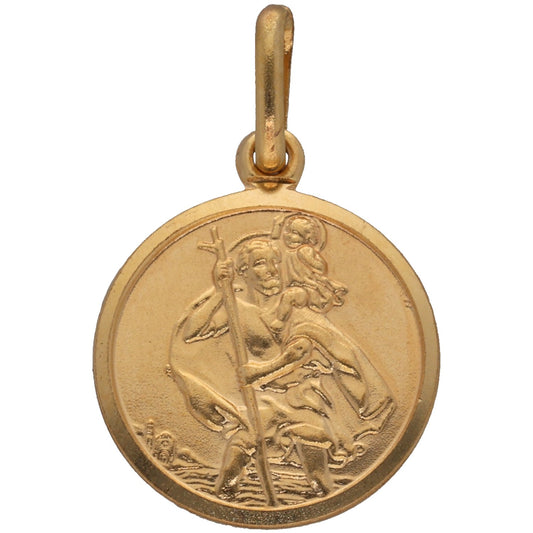 9ct Gold St Christopher Pendant