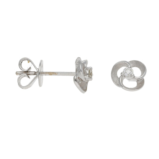 18ct White Gold 0.06ct Diamond Stud Earrings
