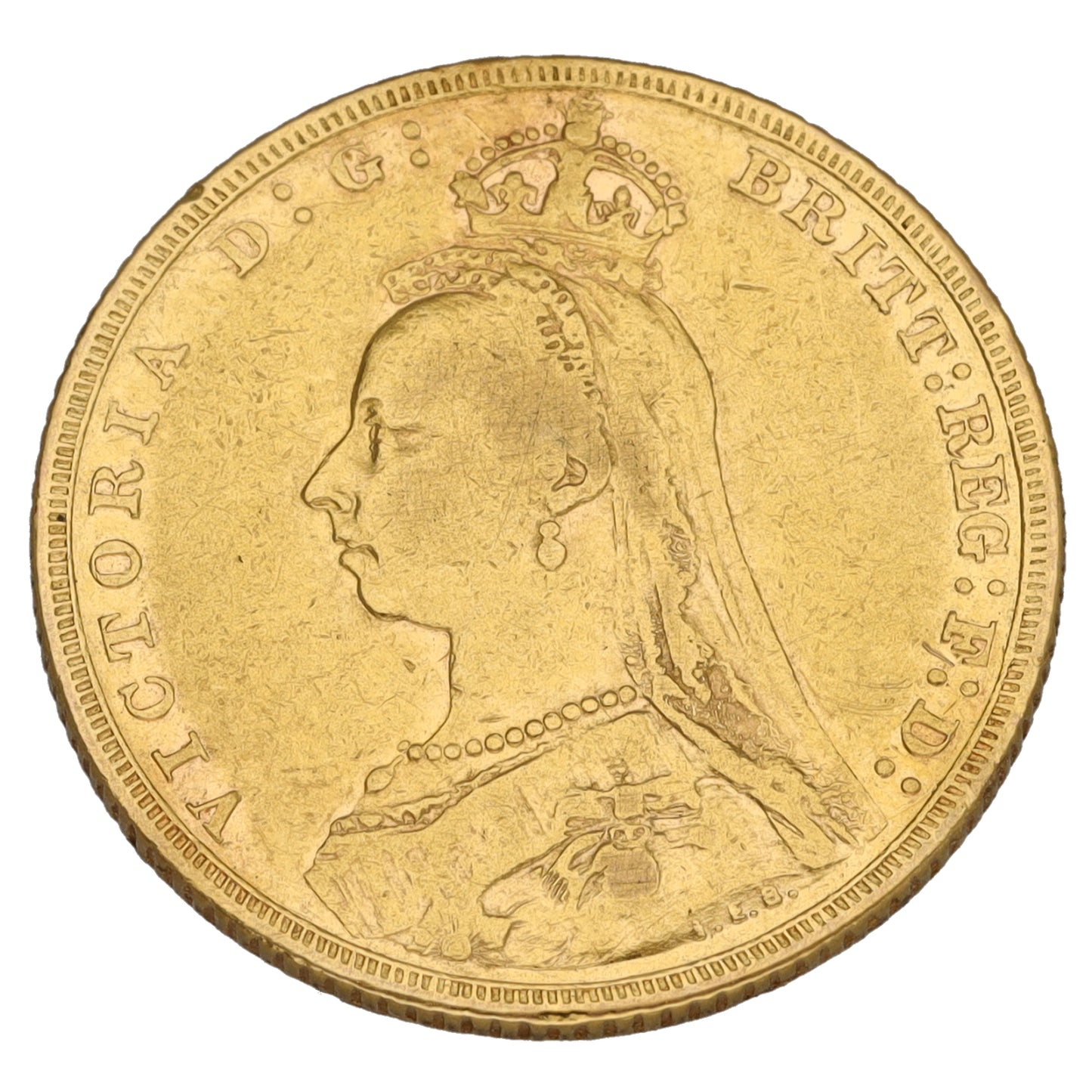 22ct Gold Queen Victoria Full Sovereign Coin 1892