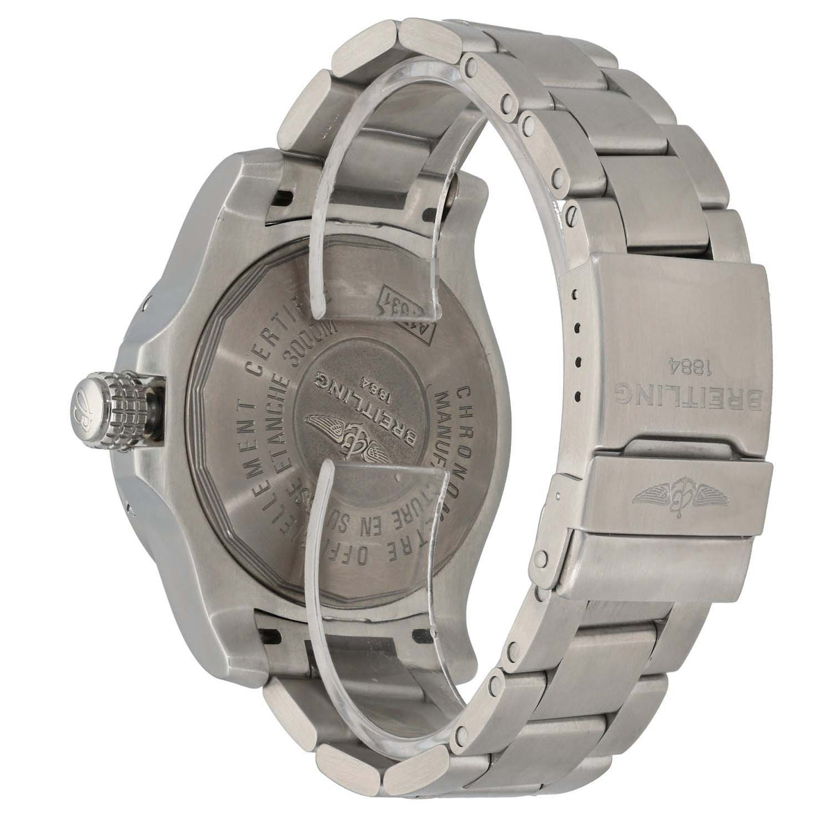 Breitling Super Avenger II Seawolf A17331 45mm Stainless Steel Watch