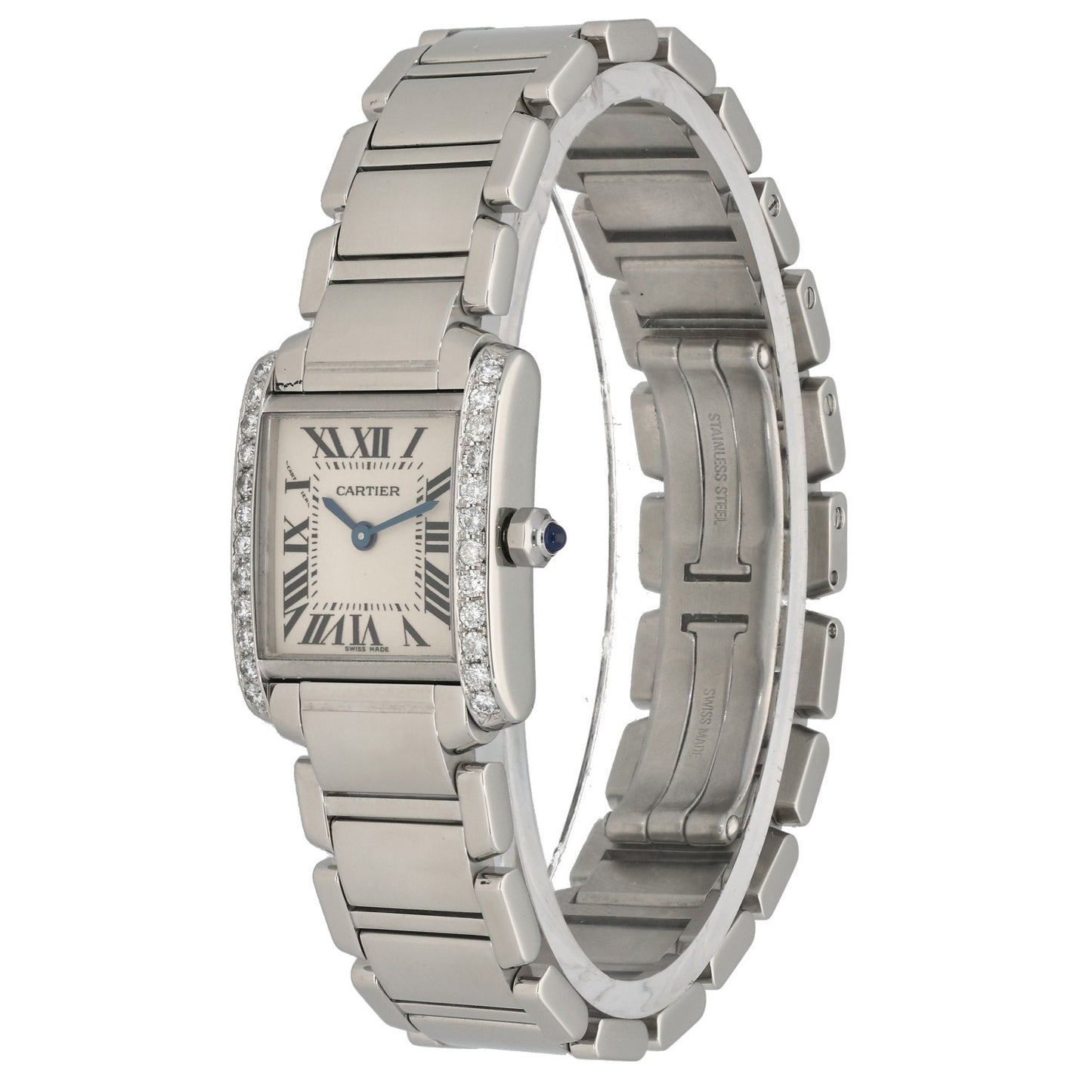 Cartier Tank Francaise W51008Q3 20mm Stainless Steel Watch