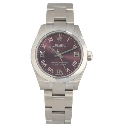 Rolex Oyster Perpetual 177200 31mm Stainless Steel Watch
