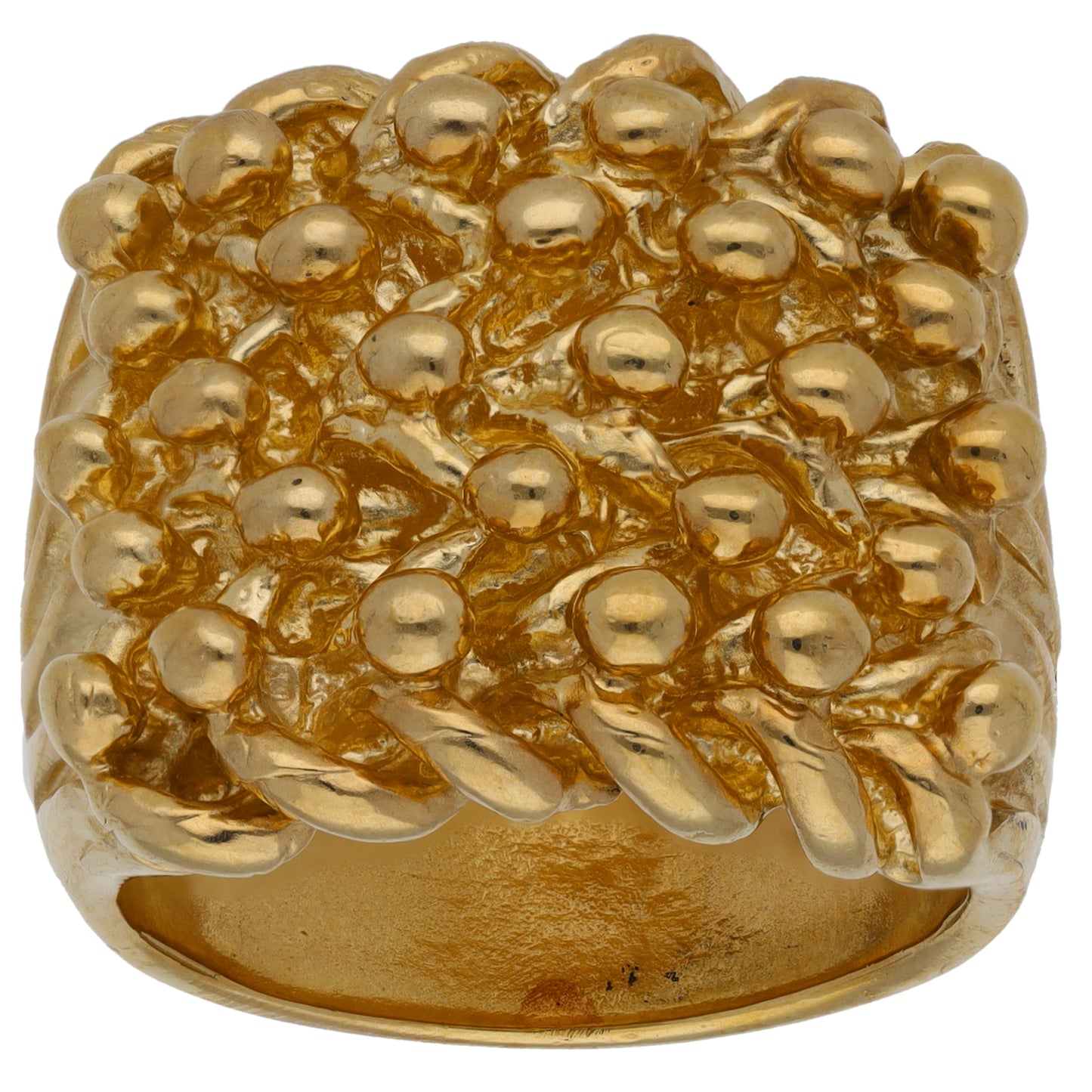 9ct Gold Keeper Ring Size W