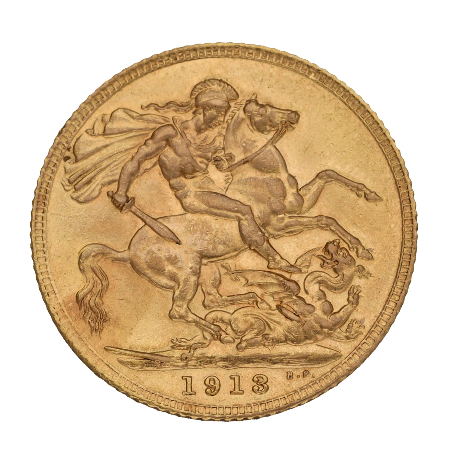 22ct Gold King George V Full Sovereign Coin 1913