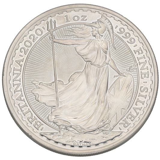 Fine Silver Queen Elizabeth II 1 OZ Britannia Coin 2020