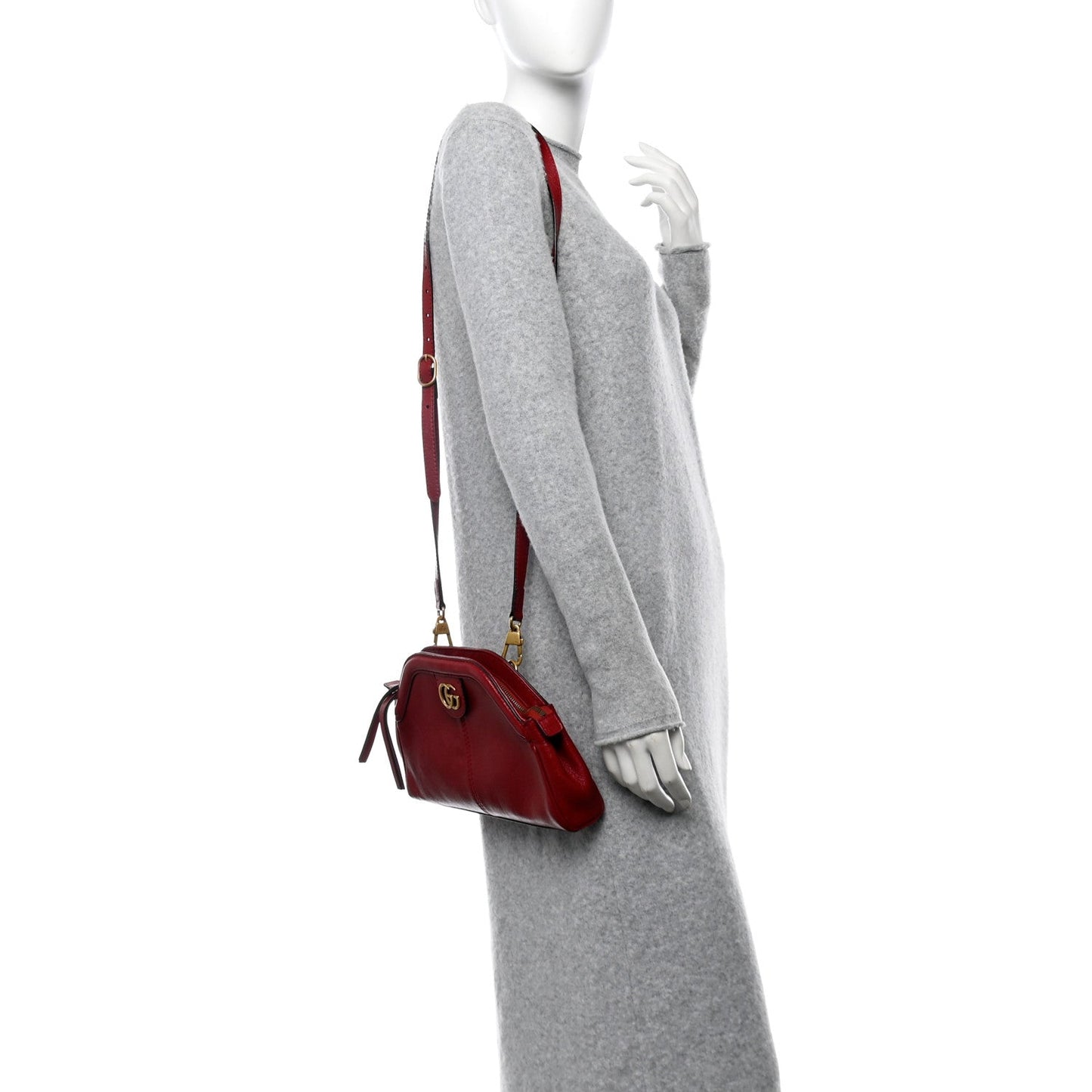 Gucci Re(belle) Small Piuma Lux Calfskin Leather Bag - Romantic Cerise