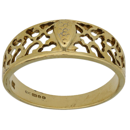 9ct Gold Alternative Ring Size L