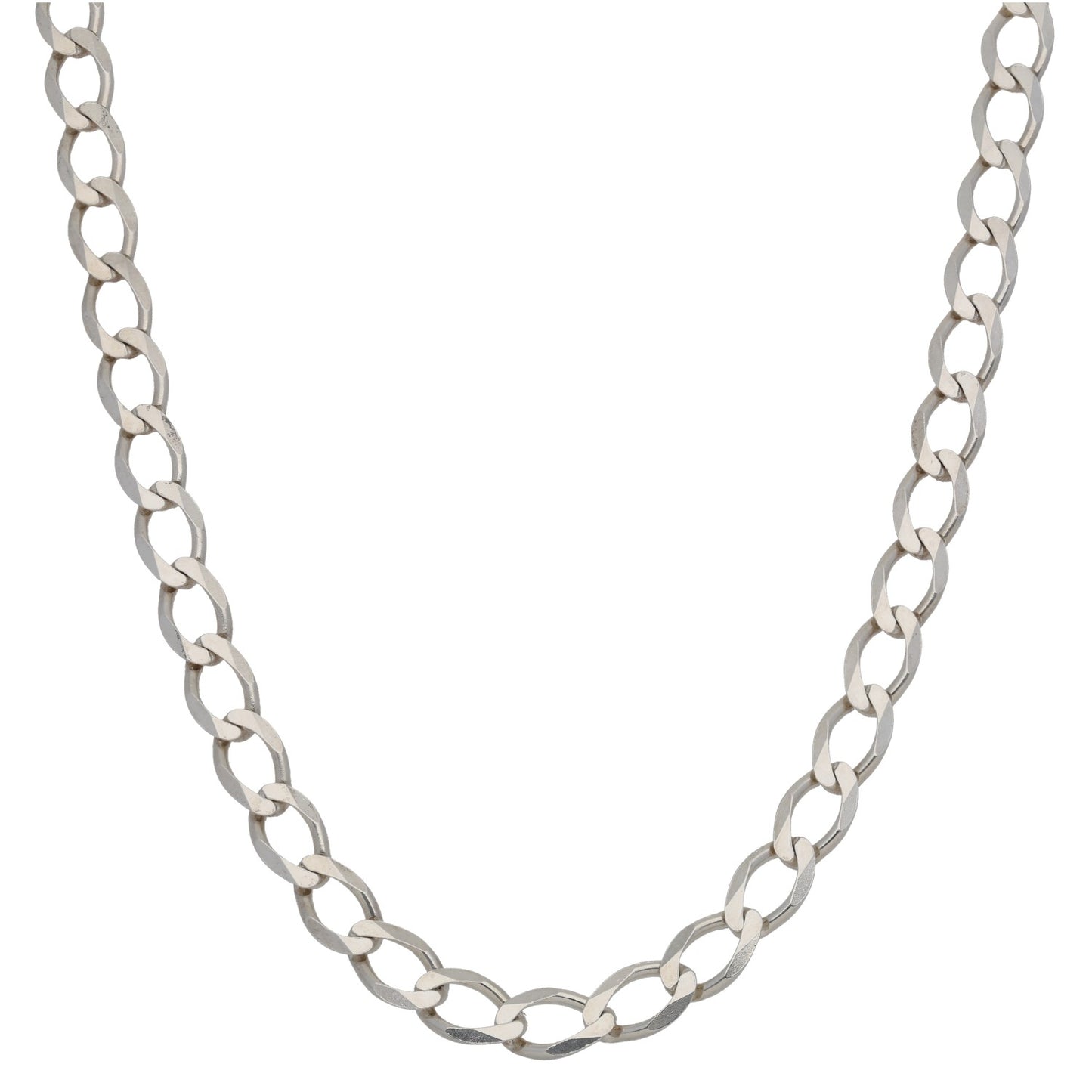 Sterling Silver Curb Chain 24"