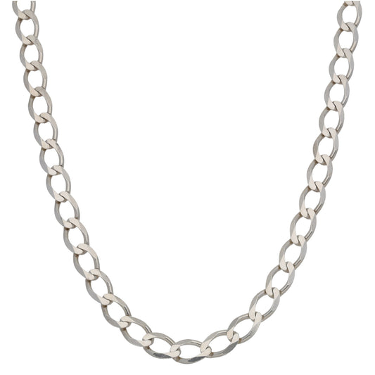 Sterling Silver Curb Chain 24"
