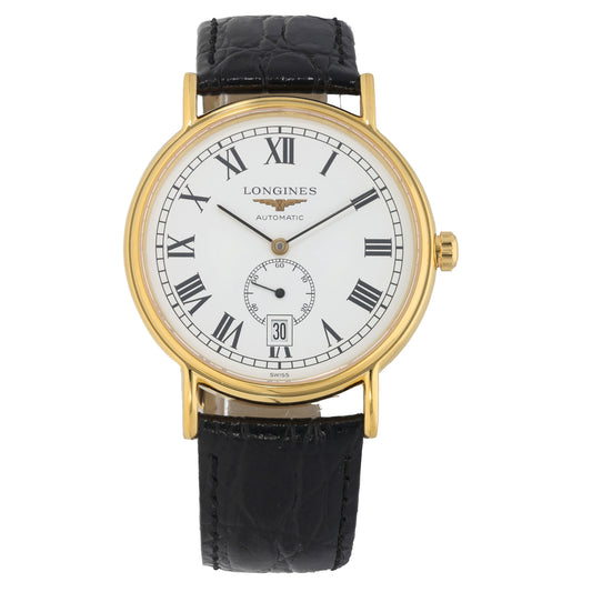 Longines Presence L4.805.2 37mm Gold Plated Watch