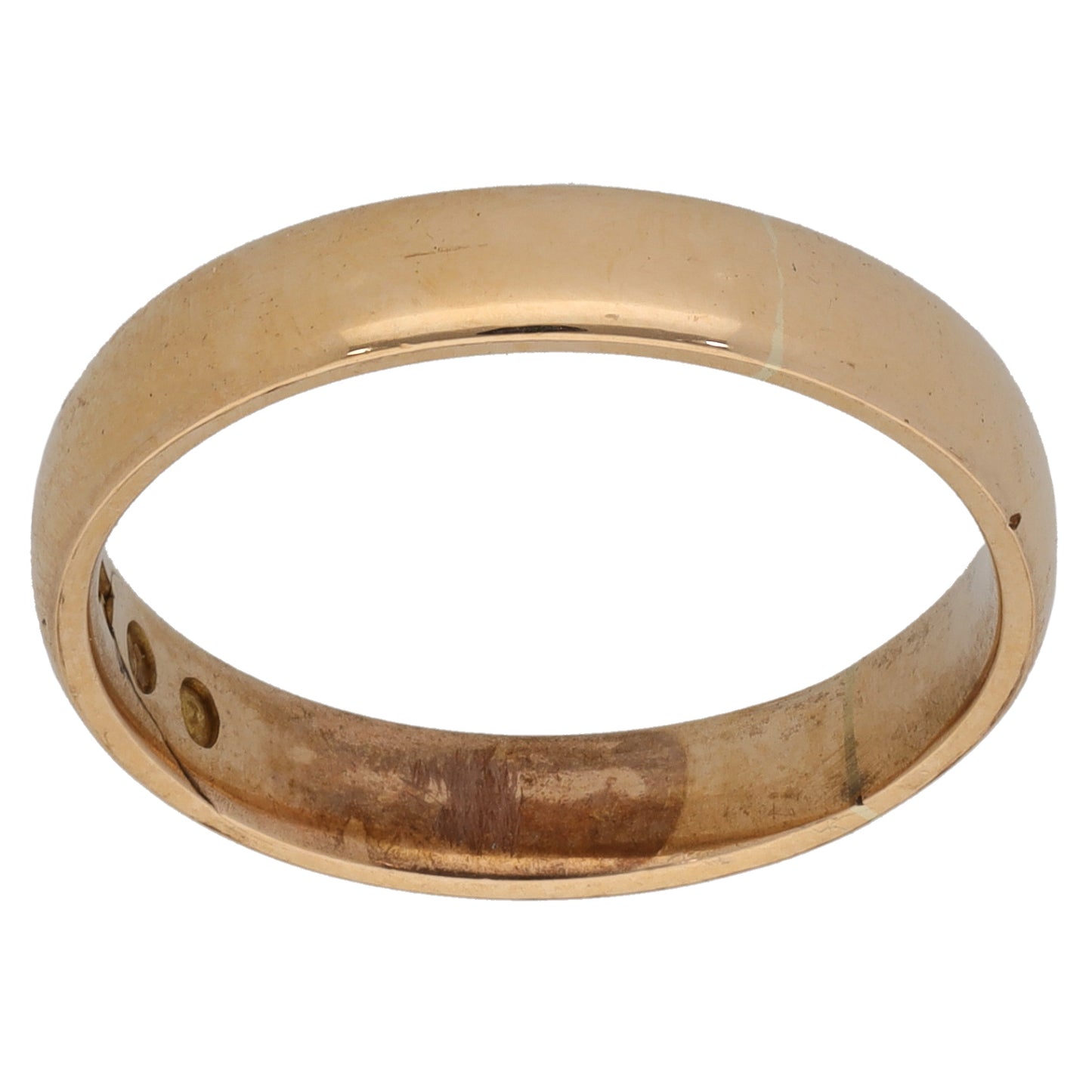 9ct Gold Plain Wedding Ring Size P