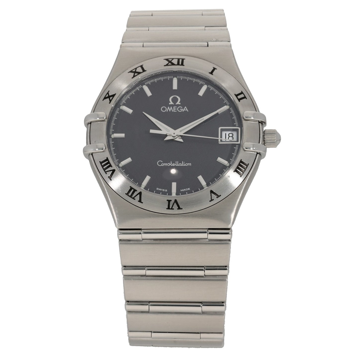 Omega Constellation 1512.40.00, Blue Dial, Stainless Steel, Front Image