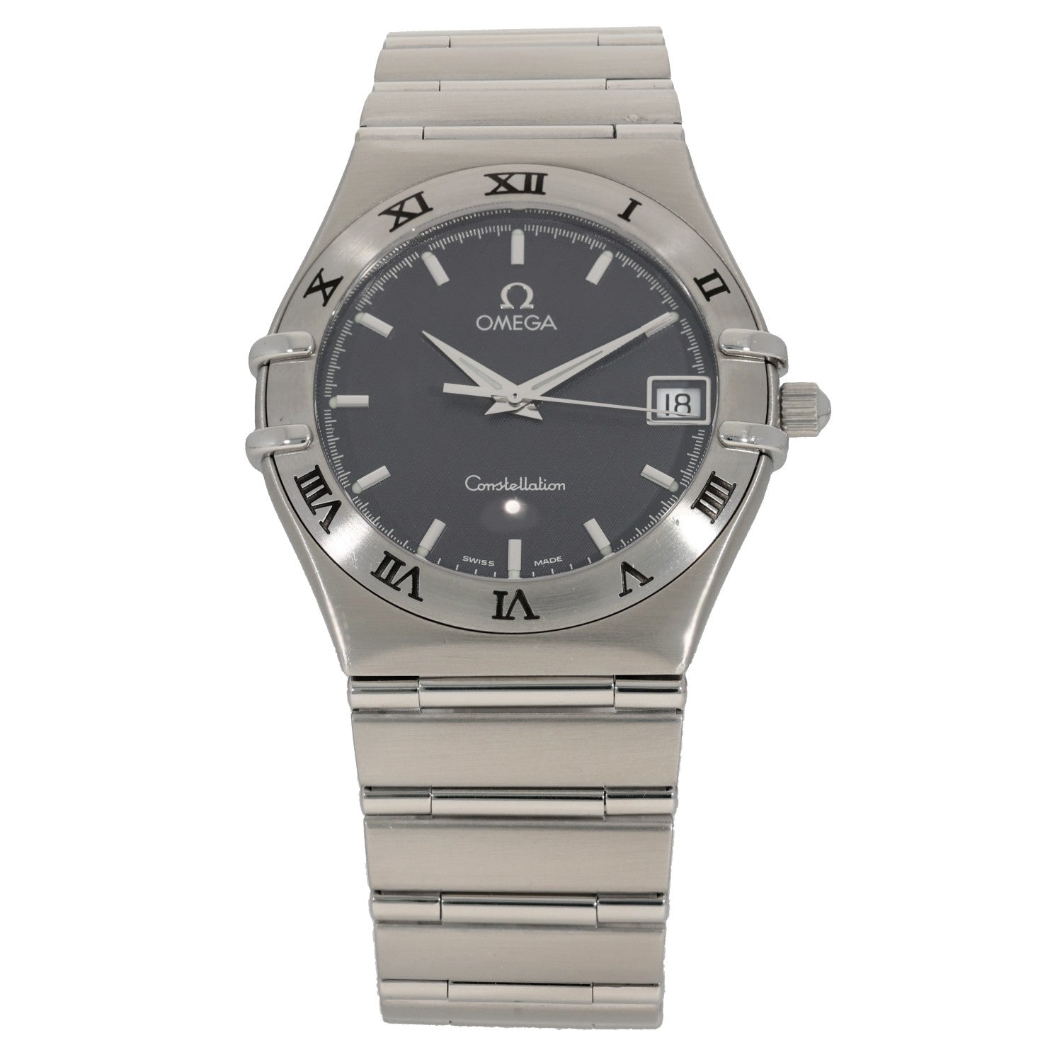 Omega Constellation 1512.40.00, Blue Dial, Stainless Steel, Front Image