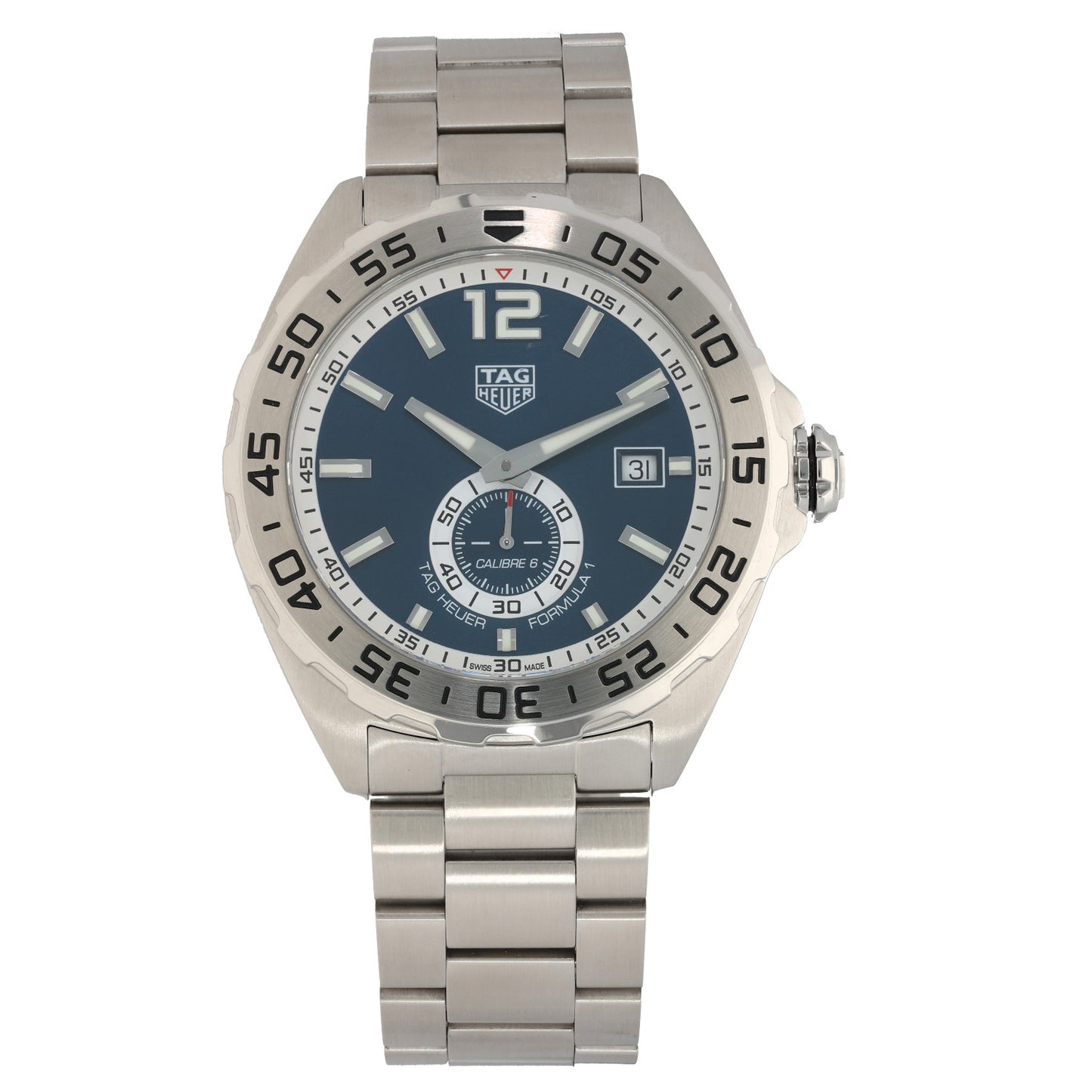 Tag Heuer Formula 1 WAZ2014 43mm Stainless Steel Watch