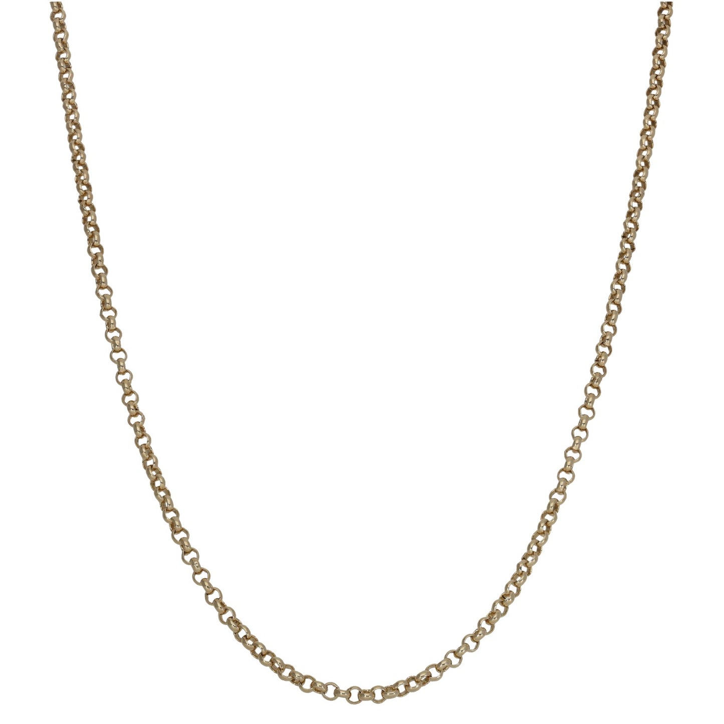 9ct Gold Belcher Chain 19"