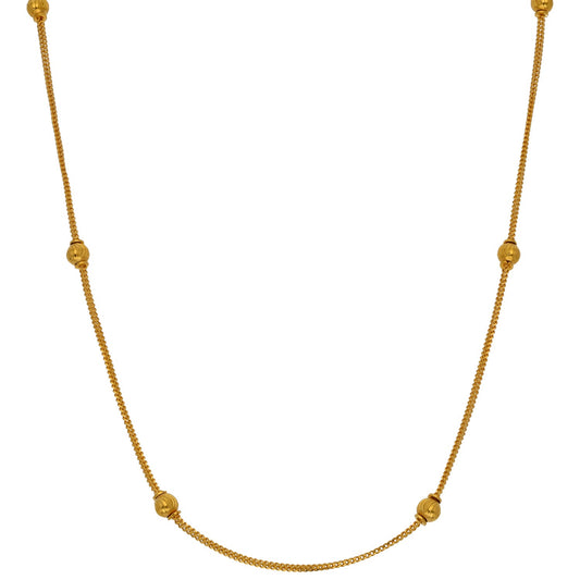 22ct Gold Fancy Necklace 22"