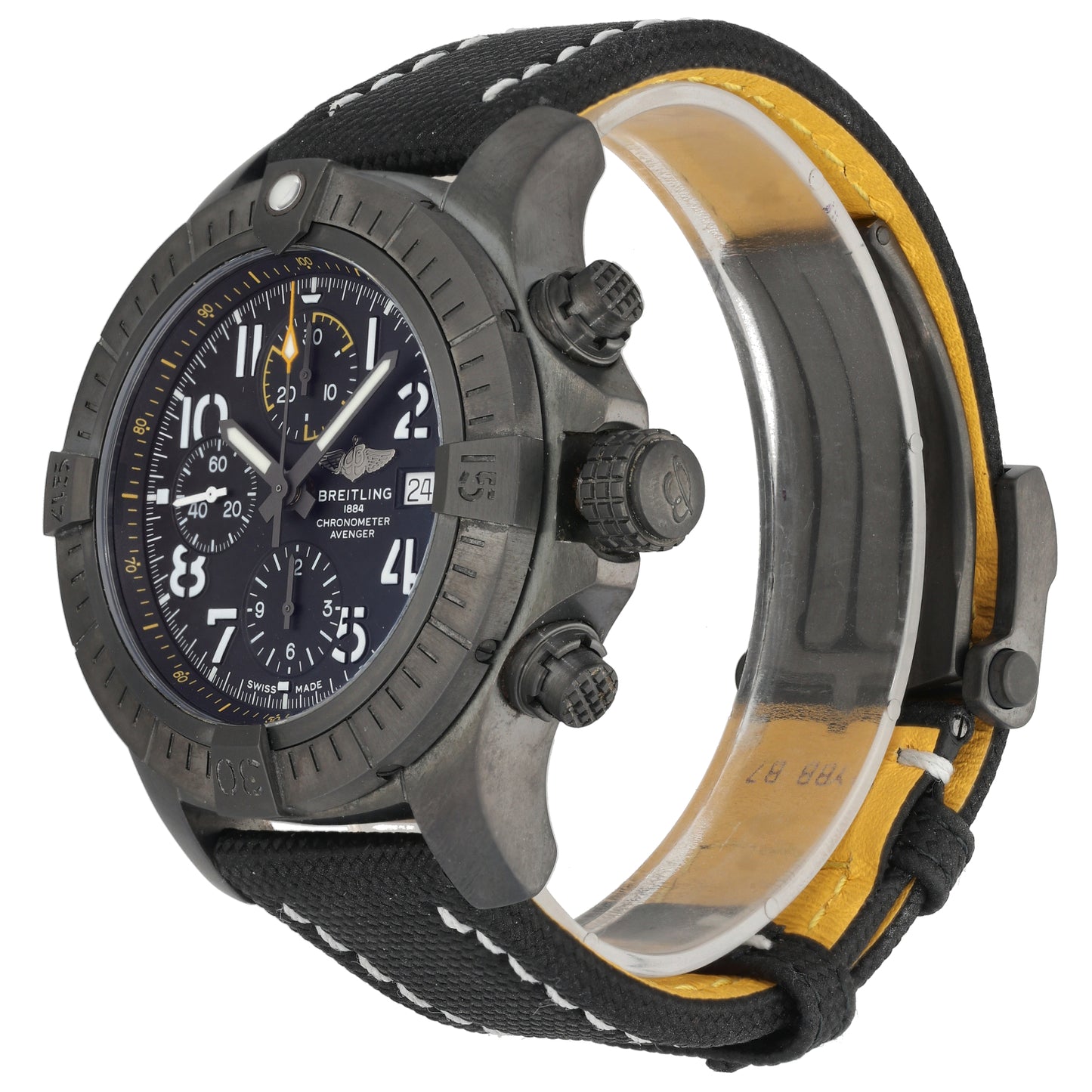 Breitling Avenger V13317 45mm DLC Titanium Watch