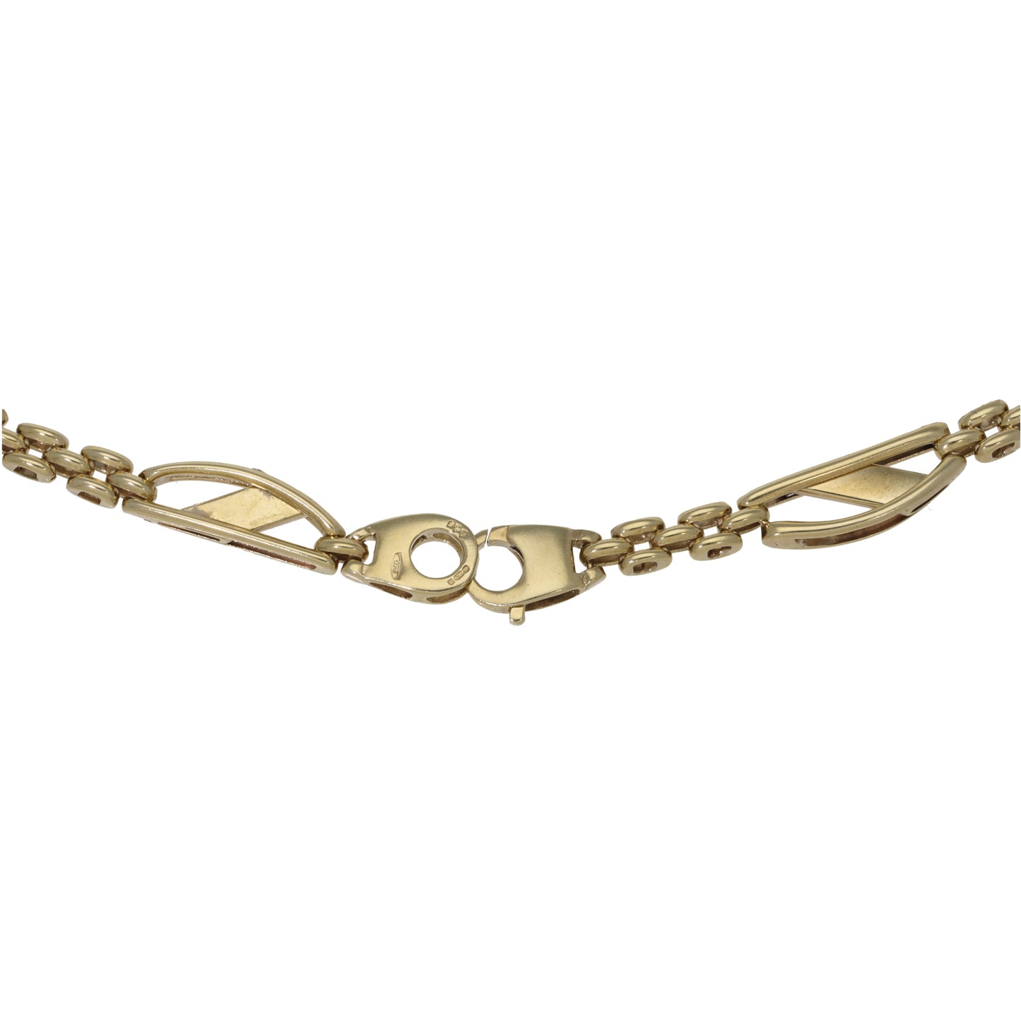 9ct Gold Fancy Necklace 16"