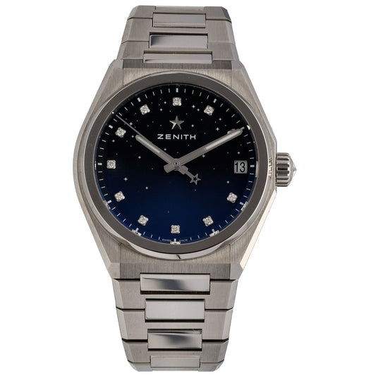 Zenith Defy Midnight 03.9200.670 36mm Stainless Steel Watch (Ex-Display)