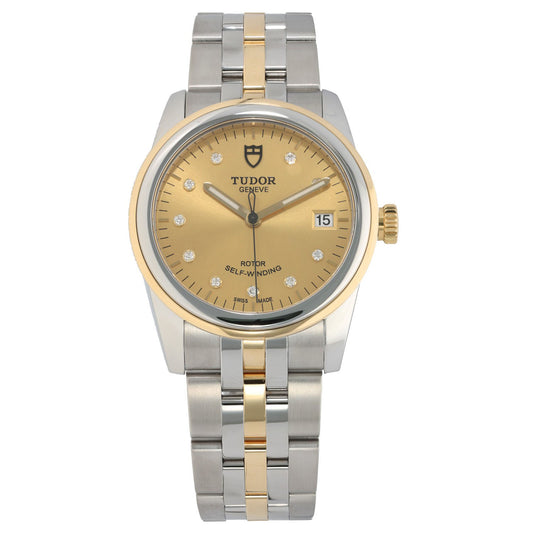 Tudor Glamour Date 55003 36mm Bi-Colour Watch