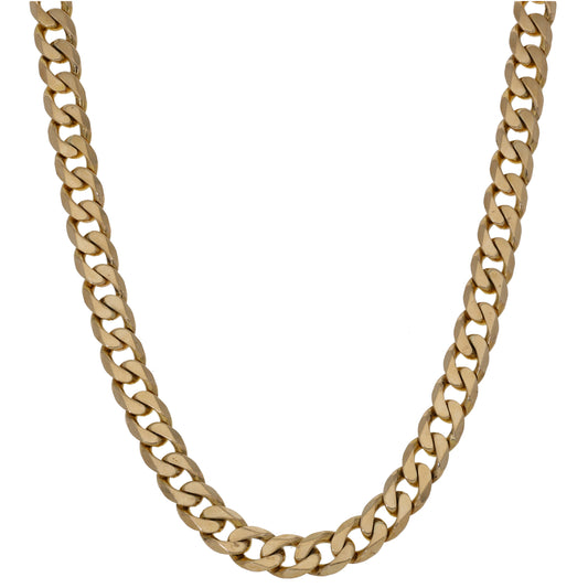 9ct Gold Curb Chain 24"