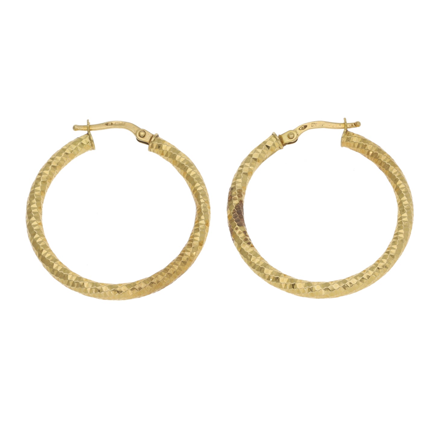 18ct Gold Hoop Earrings