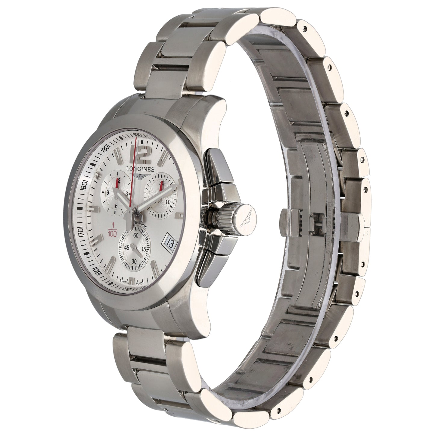 Longines Conquest L3.700.4 41mm Stainless Steel Watch
