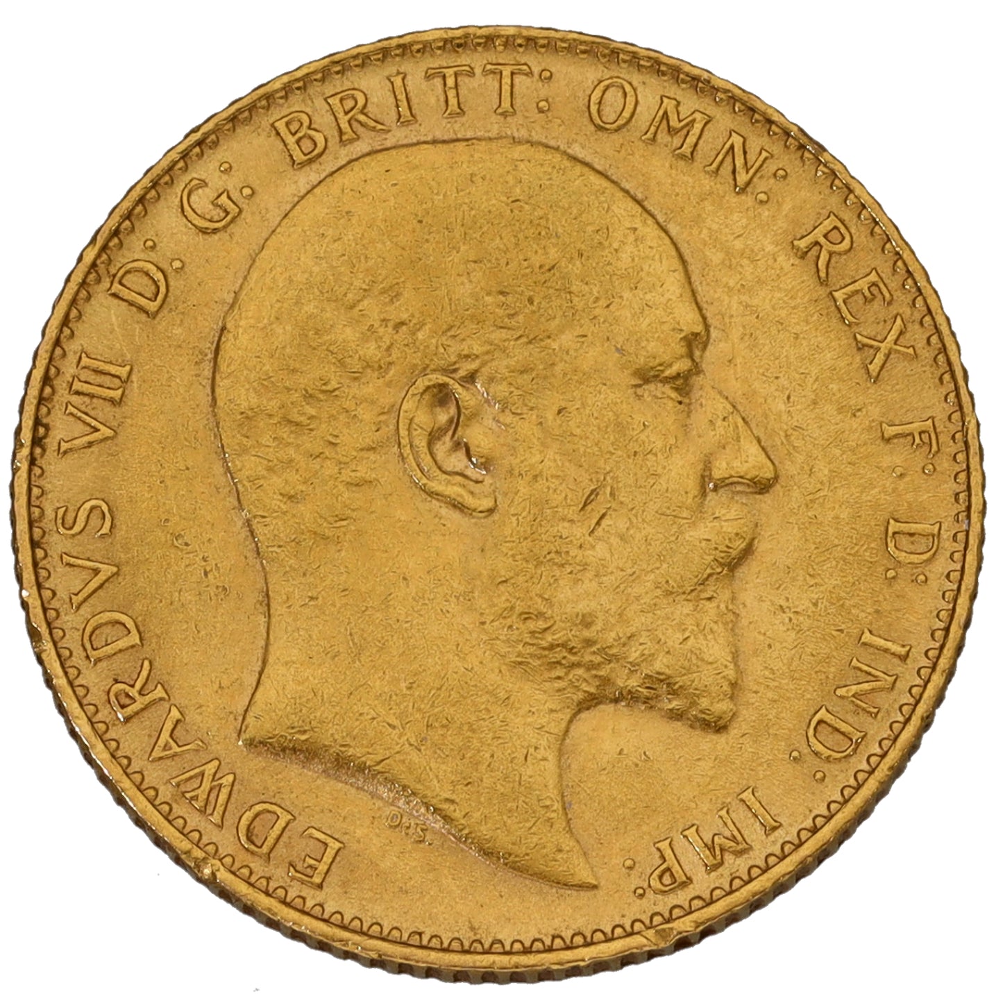 22ct Gold King Edward VII Full Sovereign Coin 1910