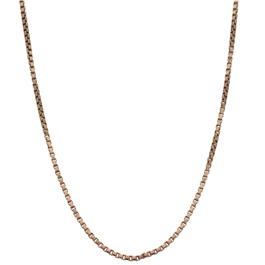 9ct Gold Box Chain 18"