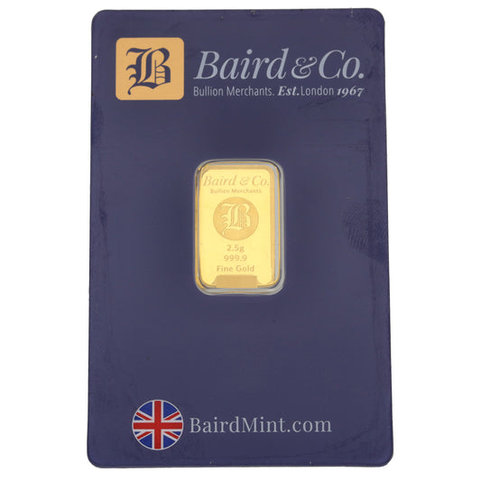 24ct 2.5g Gold Bar