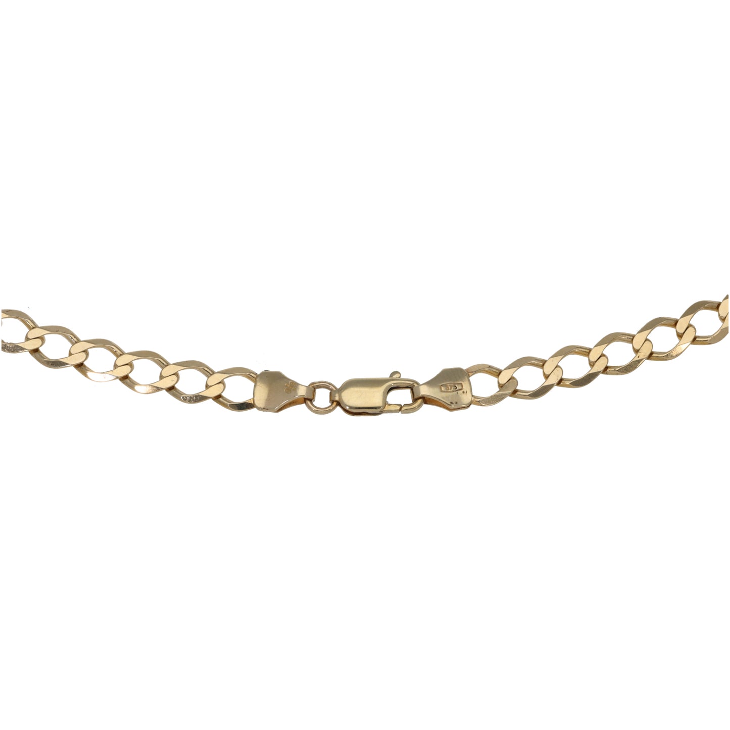 9ct Gold Curb Chain 16"