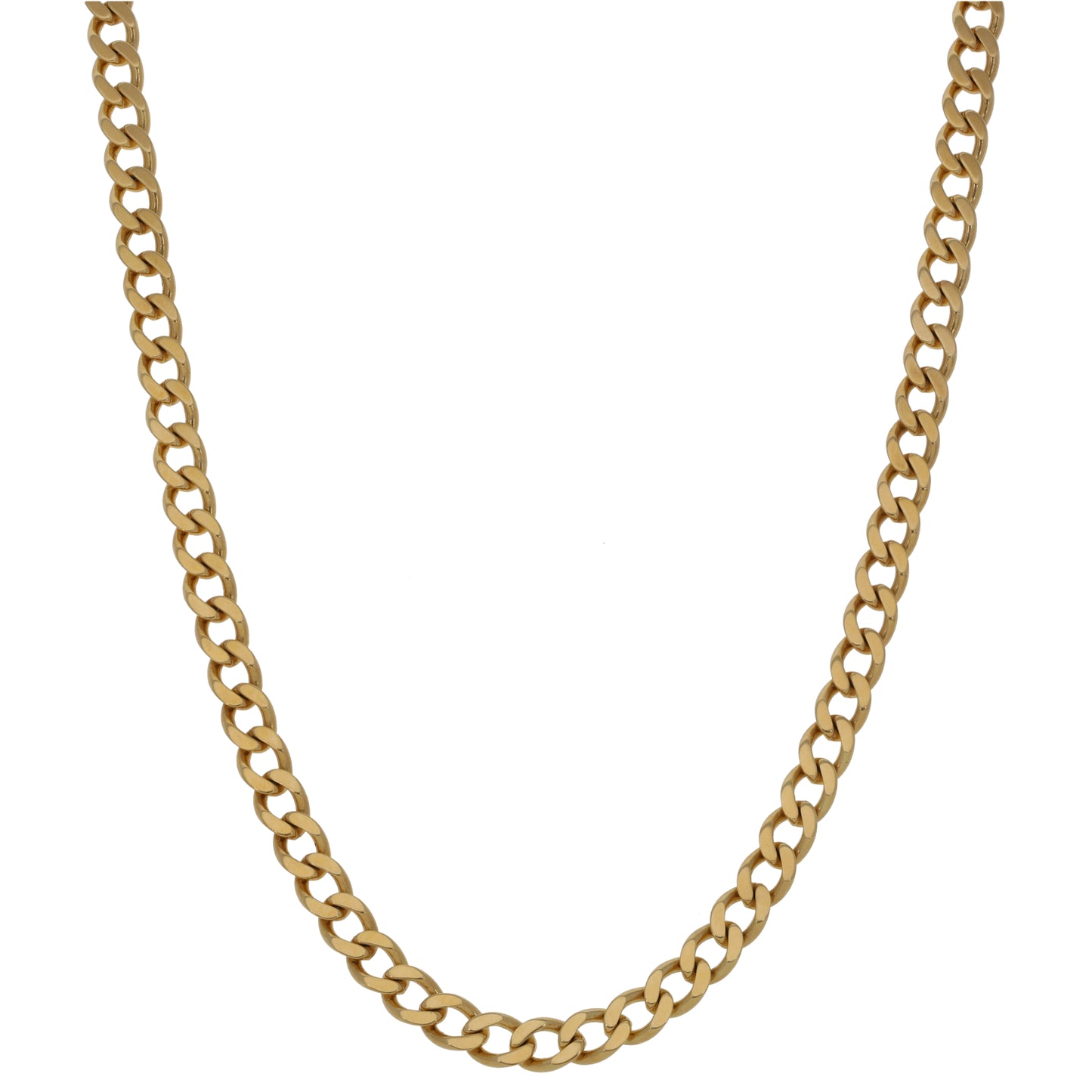 9ct Gold Curb Chain 20"