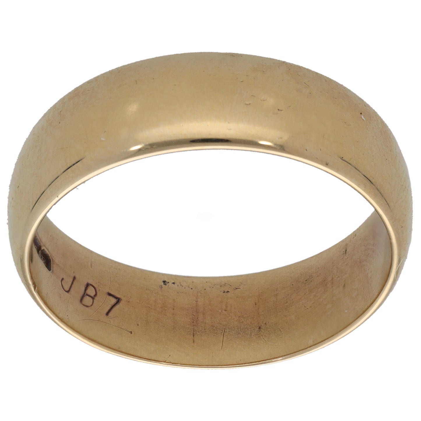 9ct Gold Plain Wedding Ring Size V
