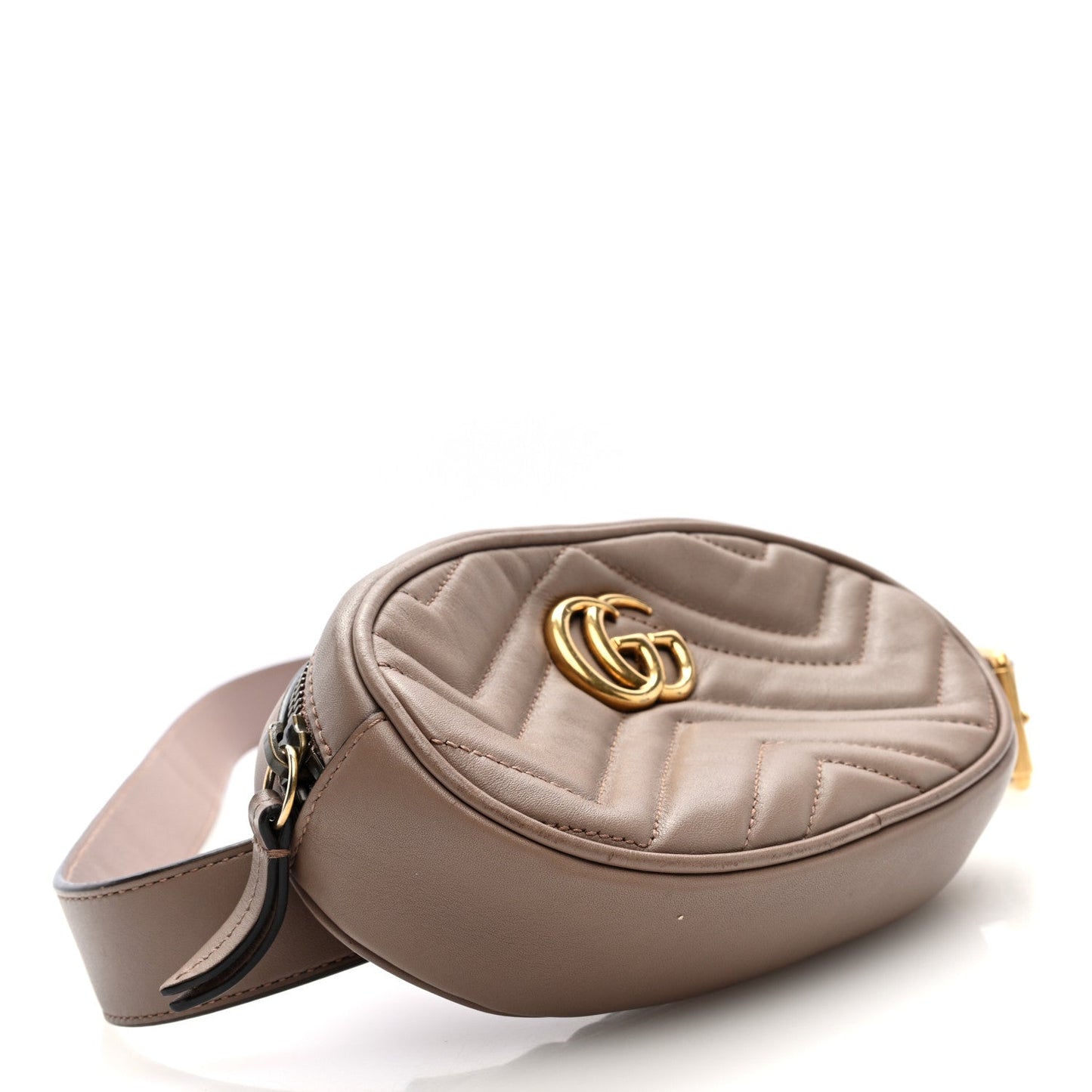 Gucci Matelasse GG Marmont Calfskin Belt Bag 85 34 - Porcelain Rose