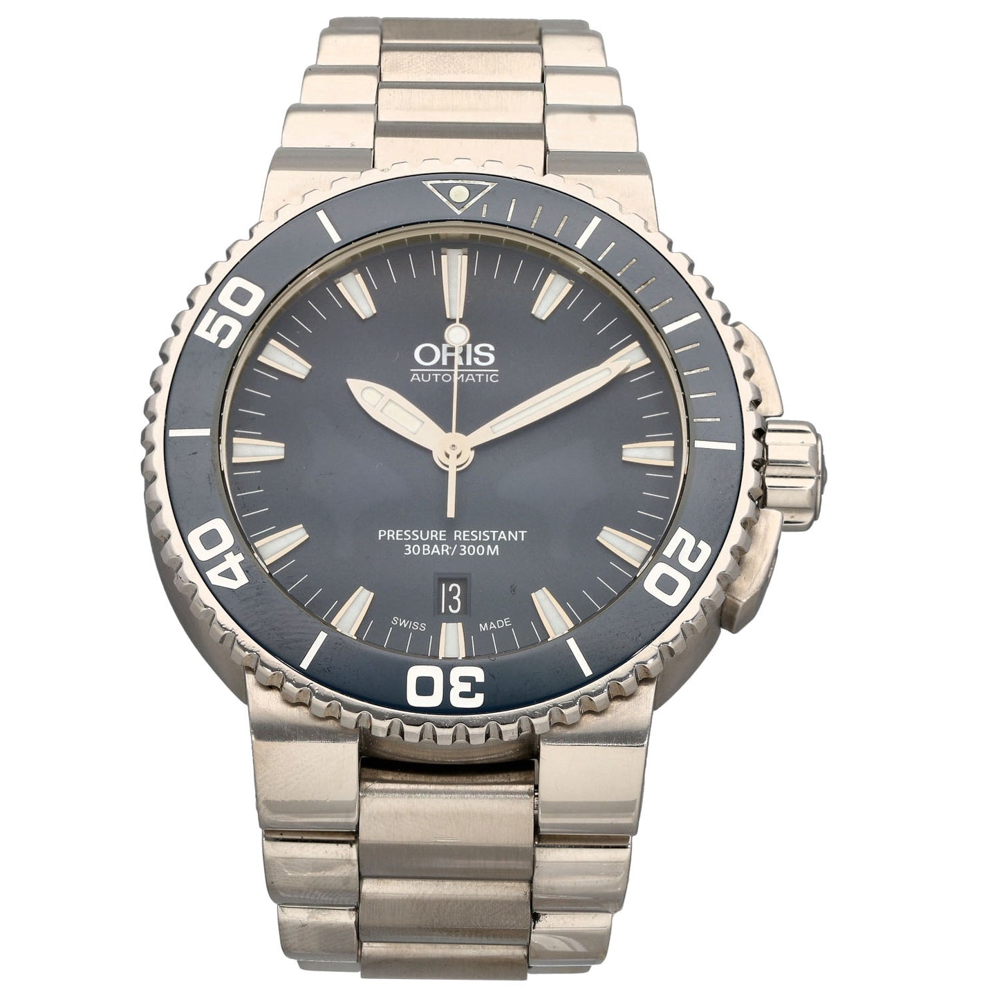 Oris Aquis 7653 43mm Stainless Steel Watch
