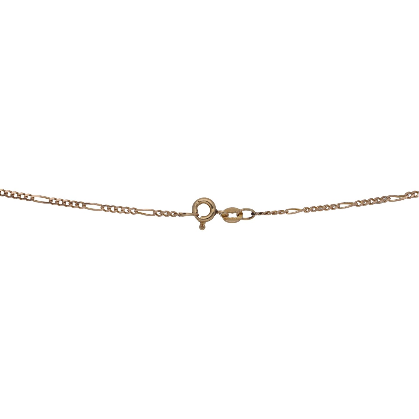9ct Gold Figaro Chain 18"
