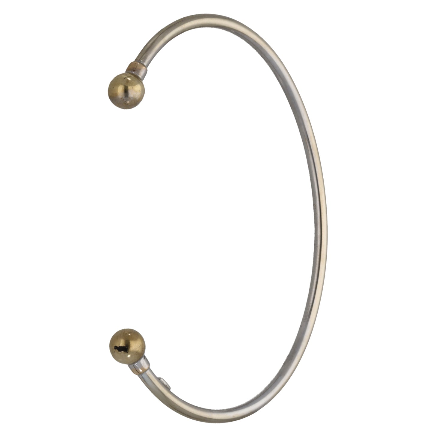 9ct White Gold Torque Bangle