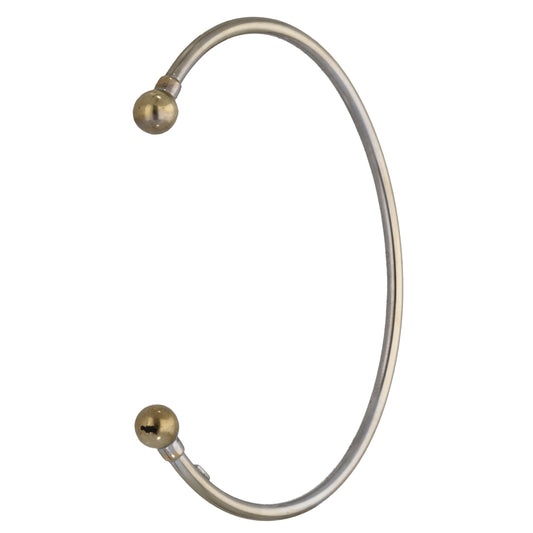 9ct White Gold Torque Bangle