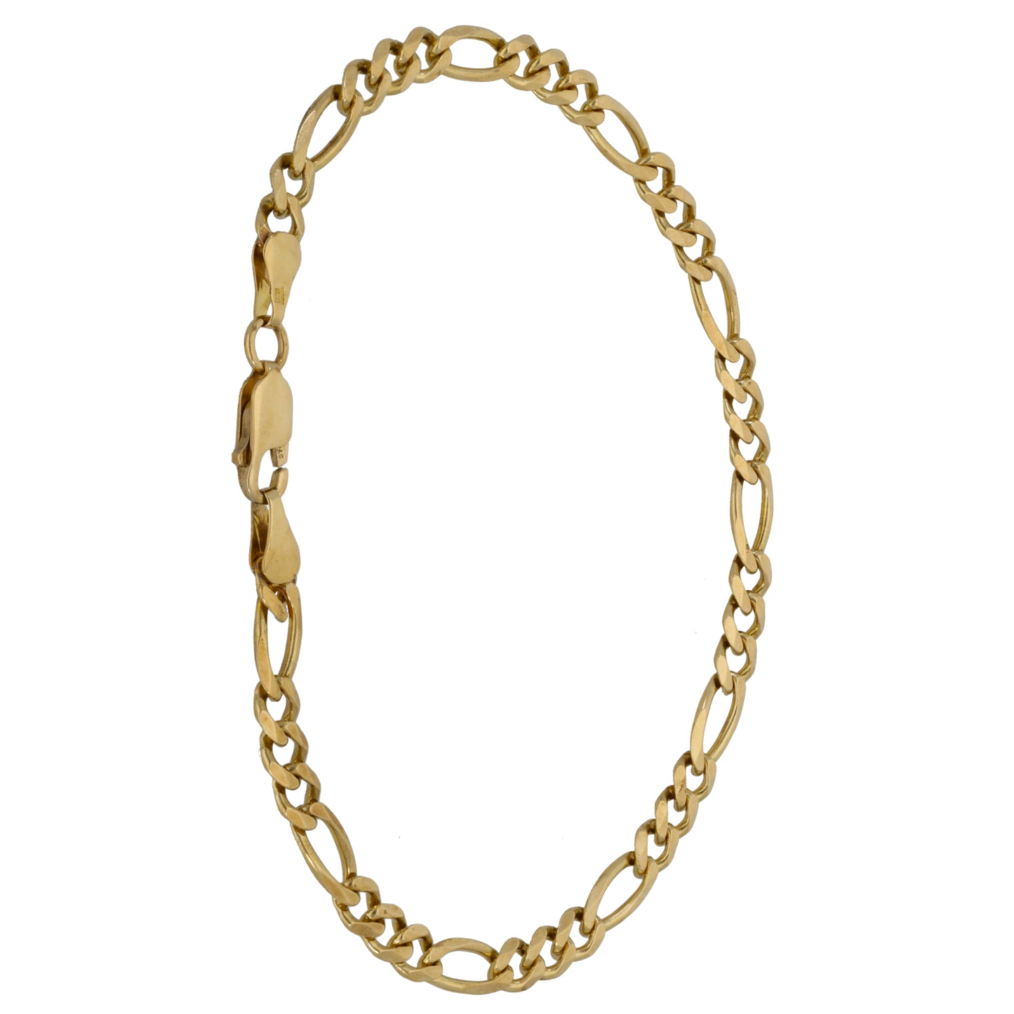 9ct Gold Figaro Bracelet