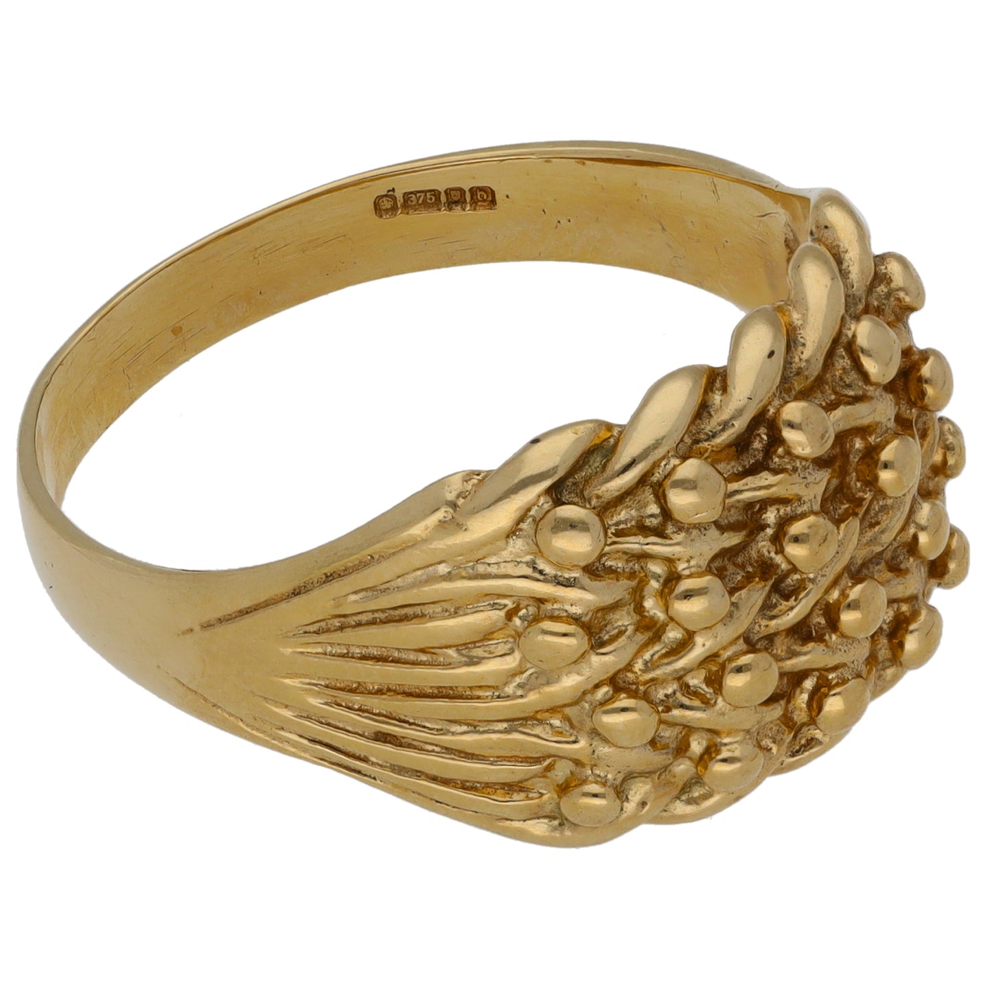 9ct Gold Keeper Ring Size Z
