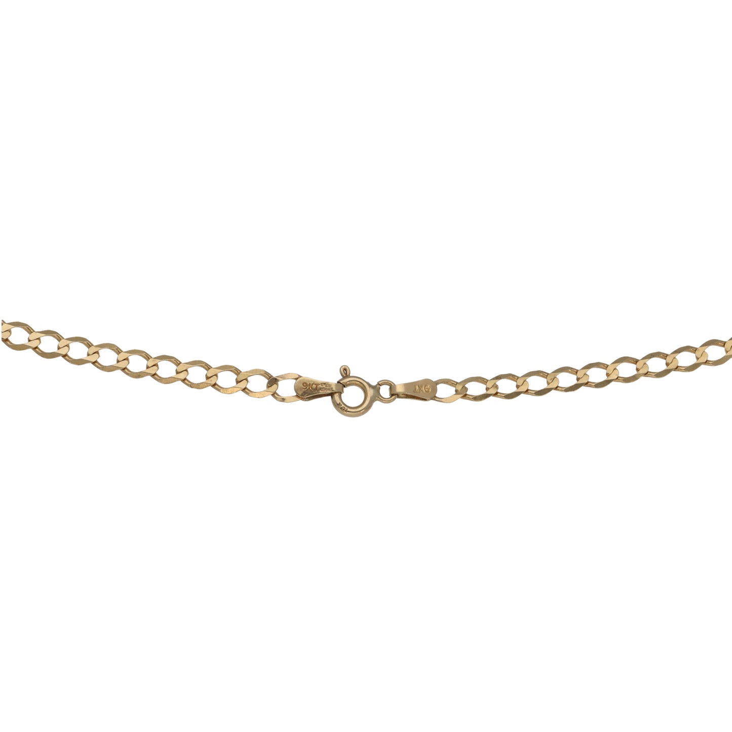 9ct Gold Curb Chain 20"