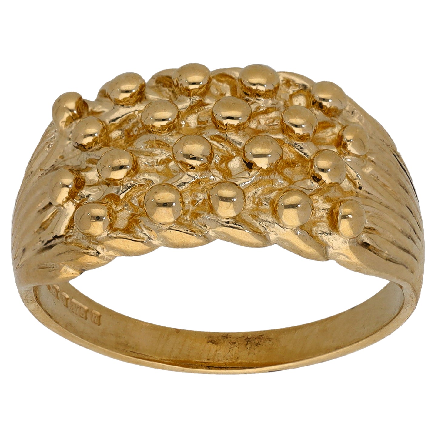 9ct Gold Keeper Ring Size R