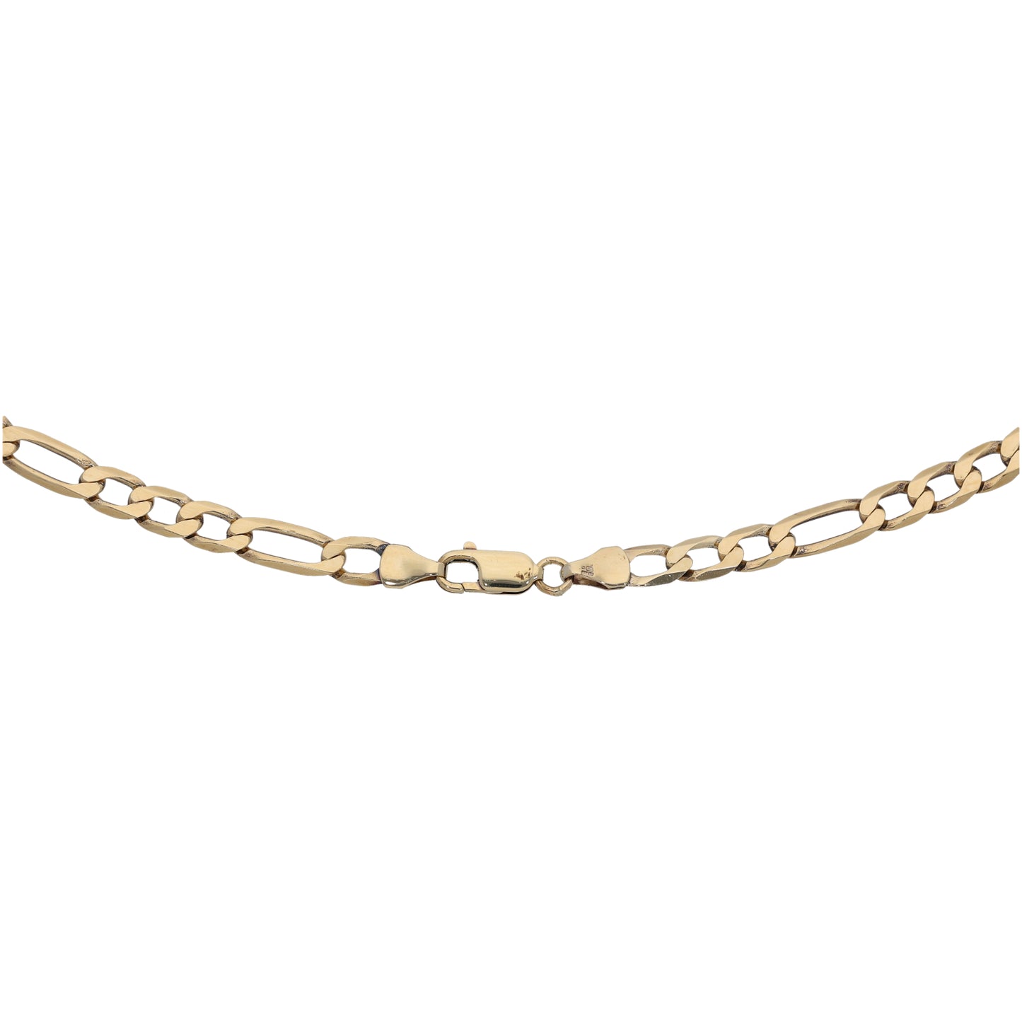 9ct Gold Figaro Chain 18"