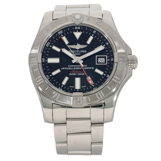 Breitling Avenger II GMT A32390 43mm Stainless Steel Watch