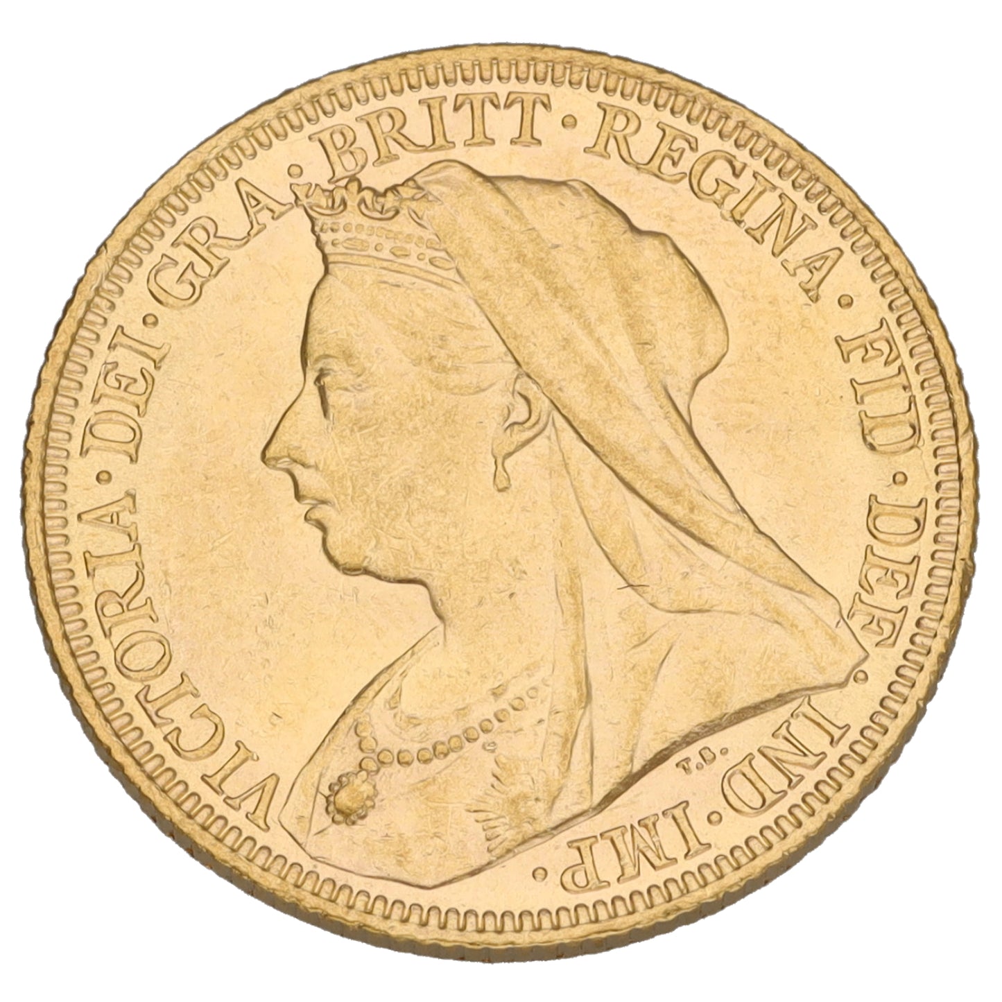 22ct Gold Queen Victoria Full Sovereign Coin 1895