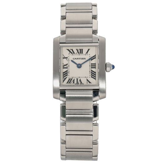 Cartier Tank Francaise W51008Q3 20mm Stainless Steel Watch