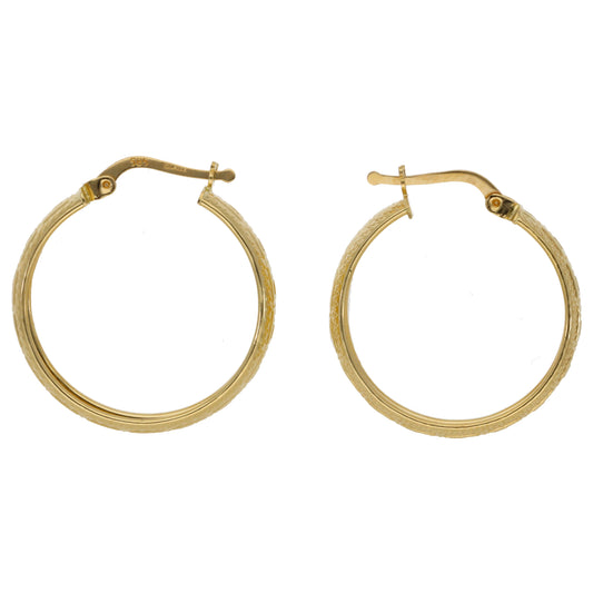 14ct Gold Hoop Earrings